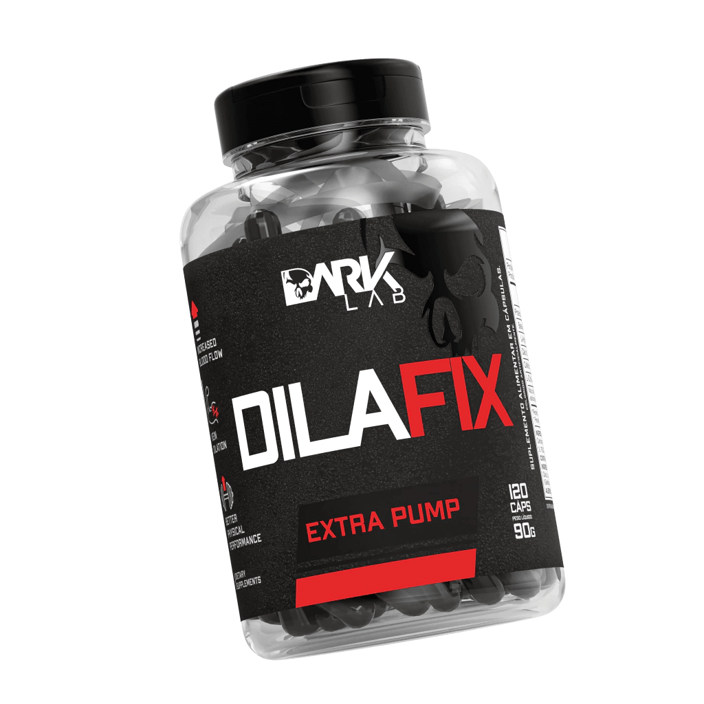 Pré Treino Dilafix Extra Pump Vasodilatador 120 Caps Dark Lab em Oferta na Shopee