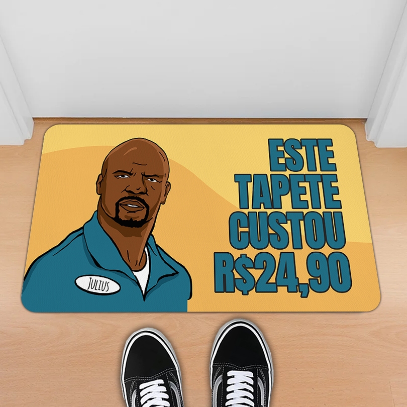 Tapete Decorativo Emborrachado - JULIUS ESSE TAPETE CUSTOU