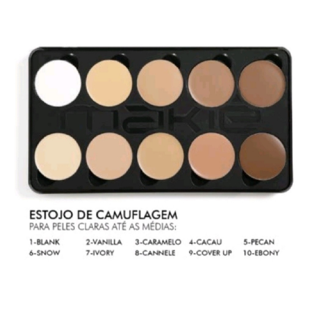 Paleta de Camuflagem Makiê Prime Com Envio Imediato Lançamento