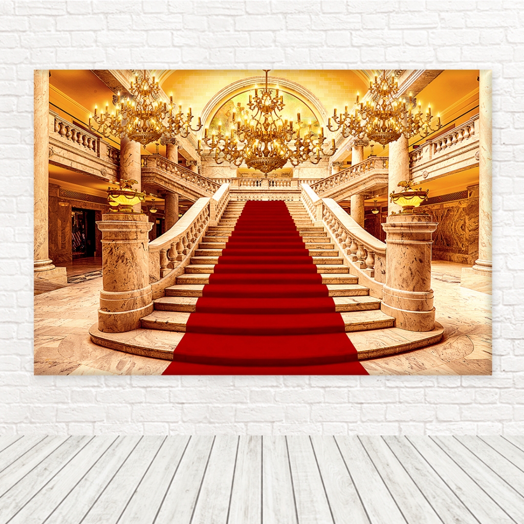 Painel Retangular Tecido Escadaria 2,00 x 1,50 FRT-5411 em Oferta na Shopee