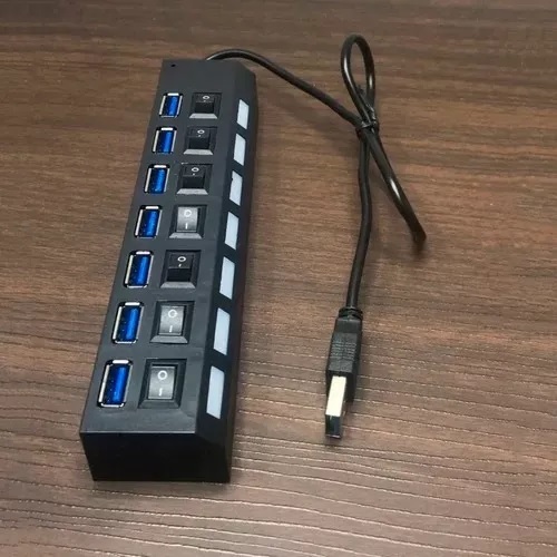 Hub Usb 2.0 De 4 ou 7 Portas Rápidas Extensão Usb Pc