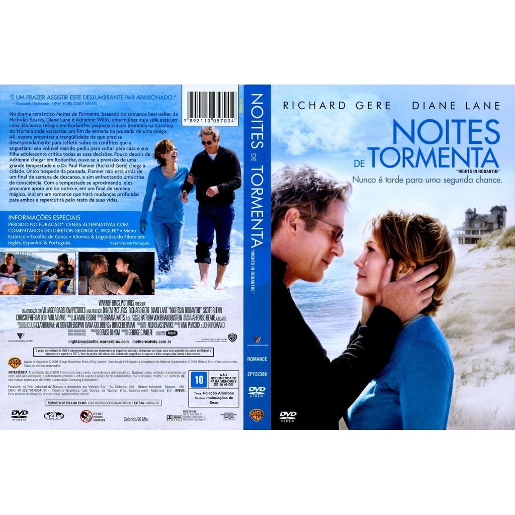 Dvd Noites De Tormenta Richard Gere (2008) Original