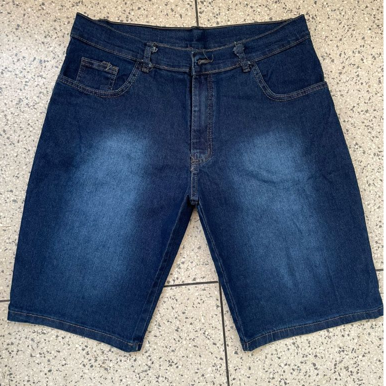 Bermuda Jeans Short Lycra Masculino Elastano