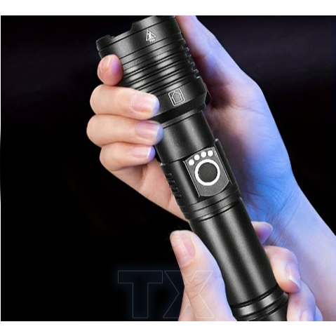 Lanterna Super Potente T9 Ideal Para Acampamento Led P50 OU P90. OFERTA! - TX