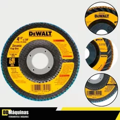 Disco Flap Fibra Cônico 4 1/2" X 7/8" G60 | DEWALT