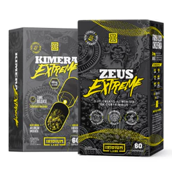Kit Termogênico Kimera Extreme 60 caps e Zeus Extreme Pré-Hormonal 60 comps - Iridium Labs