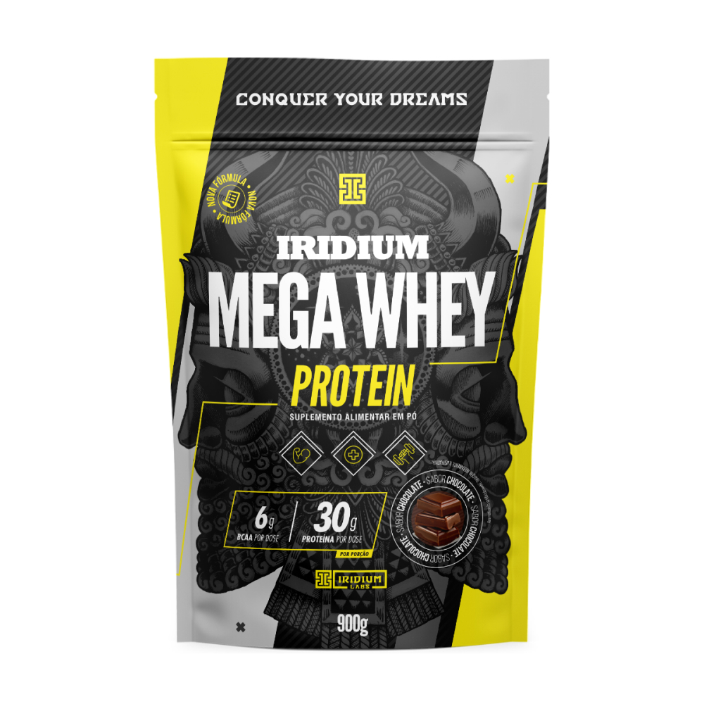 Mega Whey Protein 900g - Iridium Labs - Health