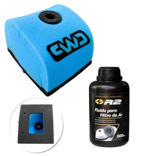 Kit Filtro De Ar Crf 250F CWP + Óleo De Filtro R2 500ml