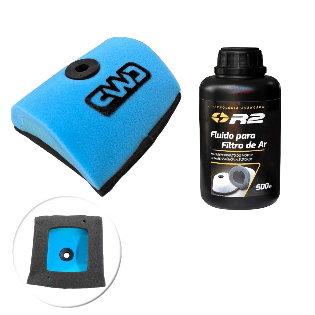 Kit Filtro De Ar Crf 230 CWP + Óleo De Filtro R2 500ml