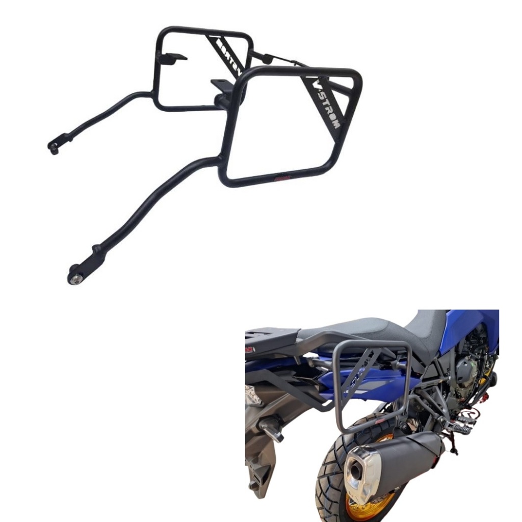 Suporte Afastador Para Alforge Chapam protetor traseiro - Suzuki Vstrom 800