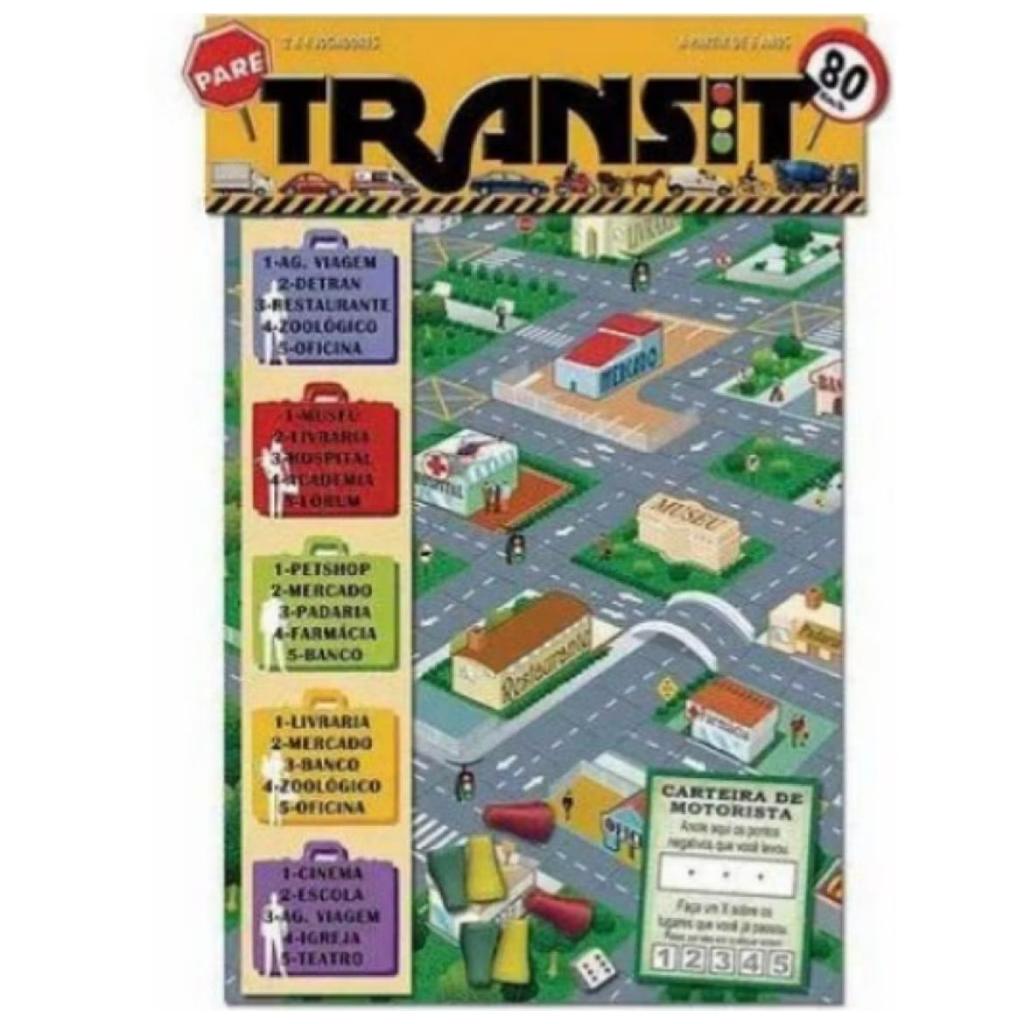 Jogo Tabuleiro de Trânsito