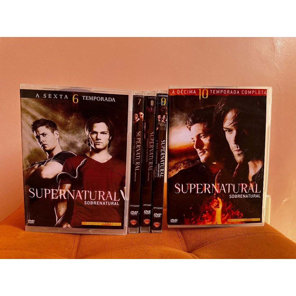 Dvd Box Série Tv - Supernatural Temp. 6-7-8-9-10- Raro -(30dvds)