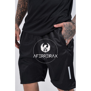 Bermuda Esportiva Masculina Dry Fit com Bolsos e Detalhe Refletivo - Confortável- Shorts masculino em Oferta na Shopee