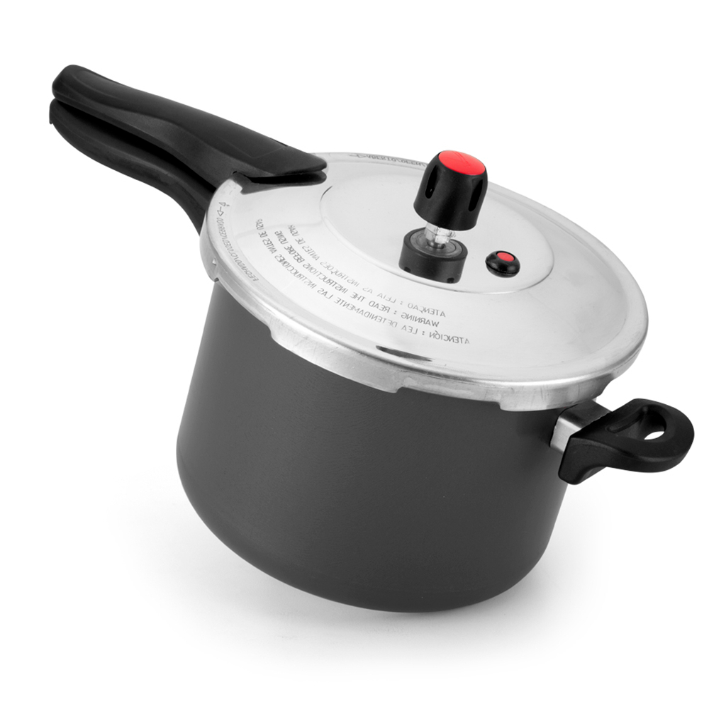 Panela De Pressão Fechamento Externo 4,5 Litros Preto em Oferta na Shopee