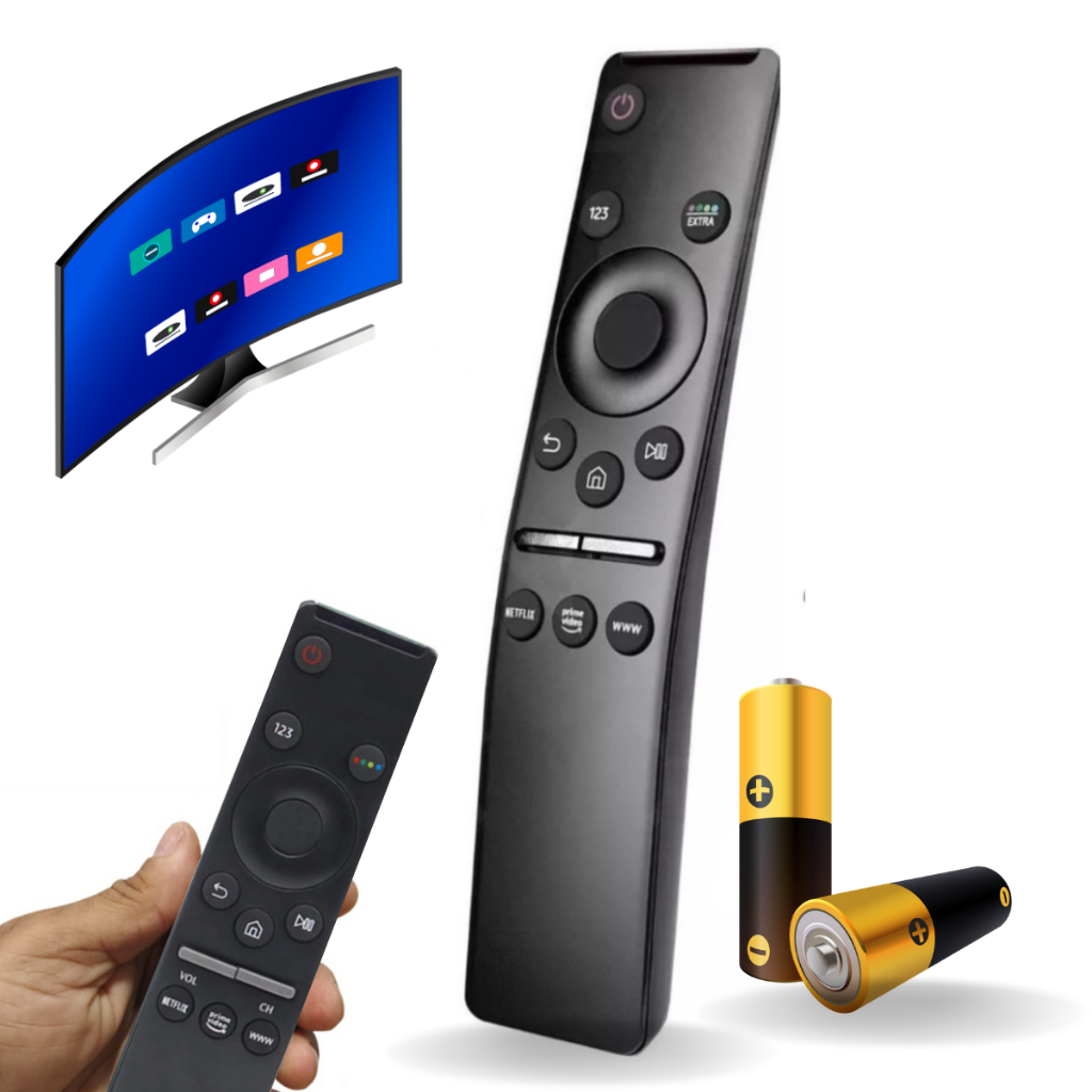 Controle Remoto Compatível com SAMSUNG Smart TV 4k 8k QLED UHD Netflix Prime Globoplay