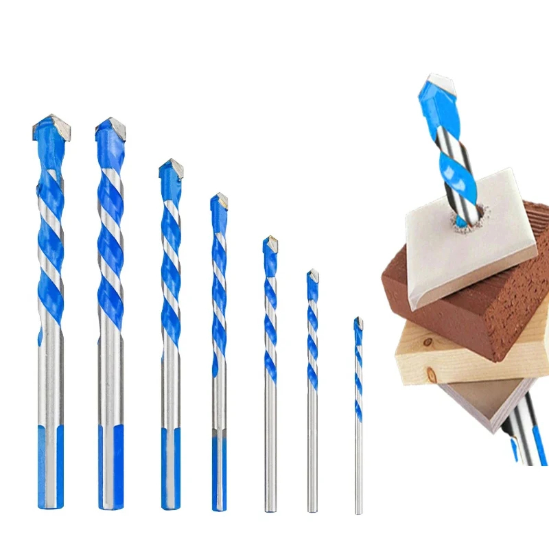 Kit Brocas 7pcs Diamantada Multifuncional 3 4 5 6 8 10 12mm