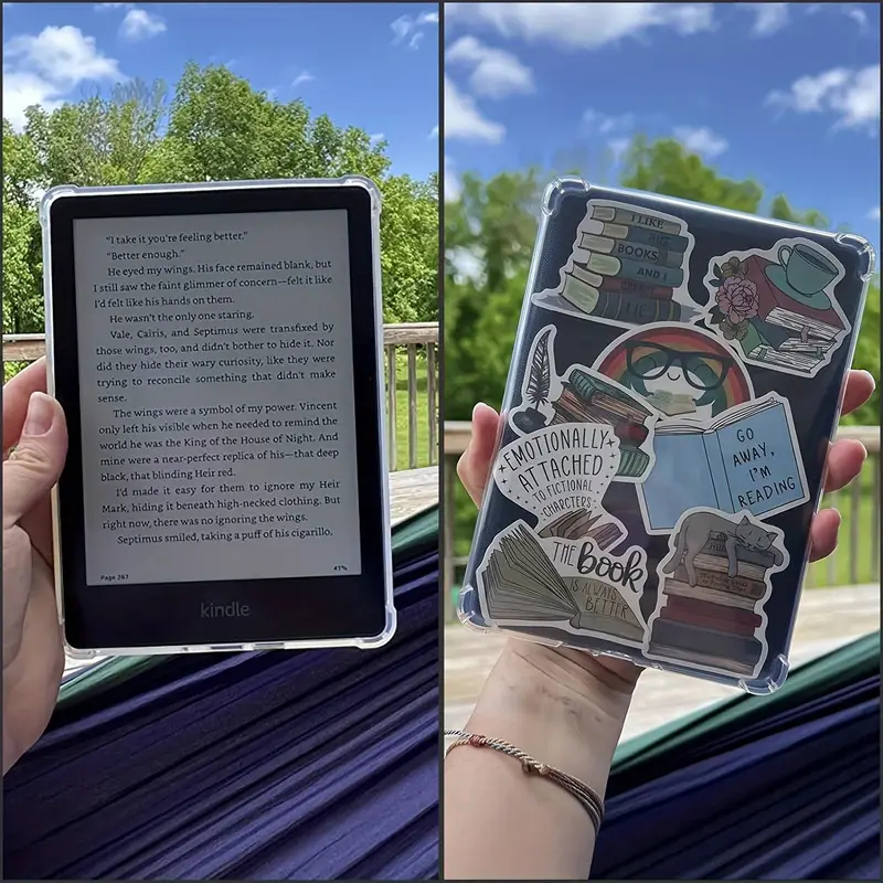 Capa Protetora Anti-Queda Soft TPU Transparente Para Kindle 2024 2022 2019 10ª ou 11ª Geração  6,0"