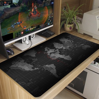 Mouse pad gamer Antiderrapante Grande diversas estampas borda costurada 70x35 cm em Oferta na Shopee