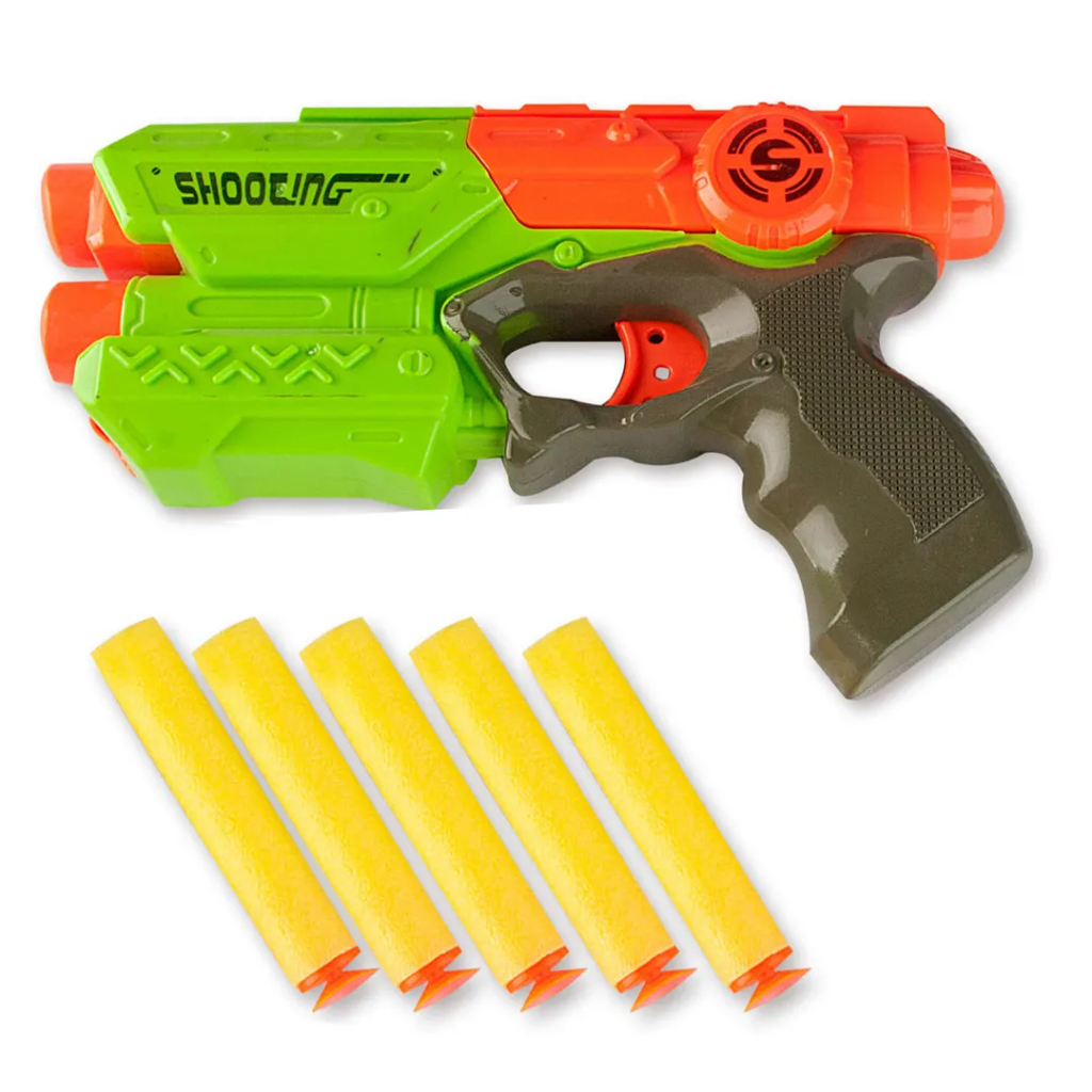 Lança Dardos de Plástico Shooting Gun - 99Express