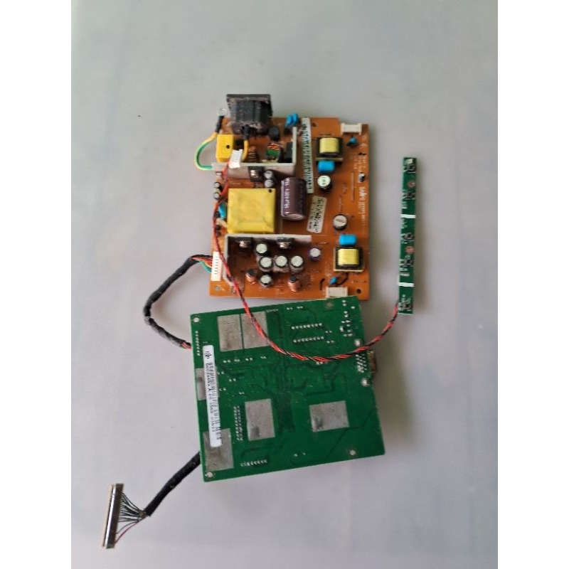 Placa Fonte e Principal com Jogo de Botões Tok Prá Monitor Positivo LBM1560W