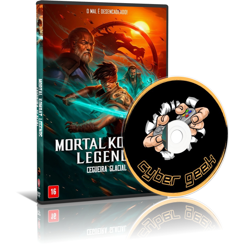 DESENHO - MORTAL KOMBAT LEGENDS 3 - CEGUEIRA GLACIAL (DVD AUTORADO)