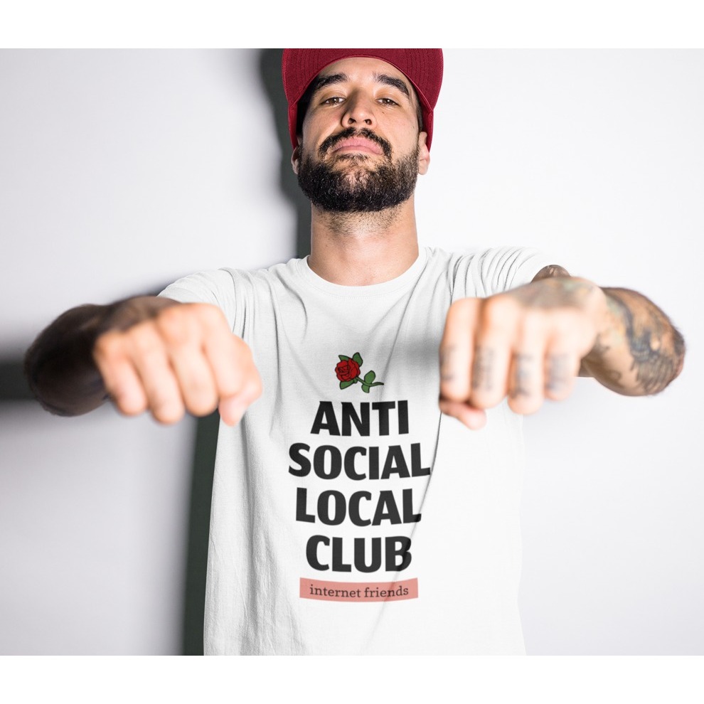 Camiseta Anti Social Local Club Anti Pilling 100% Malha Premium MASCULINA/FEMININA