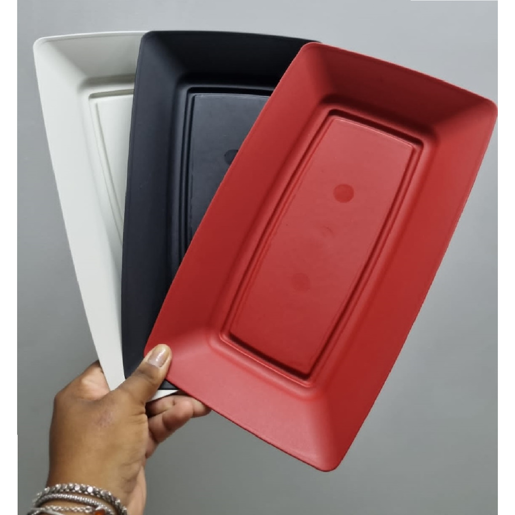 Kit 10 Bandejas Petisqueiras Plástico ÓTIMAS para Lanches Porções Petiscos Espetinhos Bares Restaurantes Pasteis Saladas em Oferta na Shopee