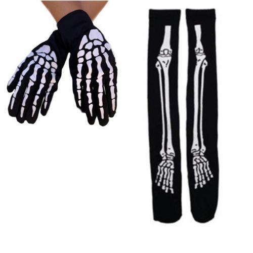 Kit MEIA E LUVA DE ESQUELETO em Oferta na Shopee