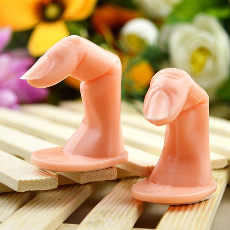 Dedo Sem ou Com Unha Para Treino Alongamento Manicure em Oferta na Shopee