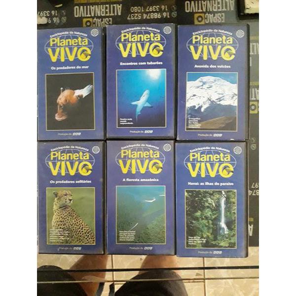 VHS: Planeta Vivo - Pac Coleção {Documentario} 6 Fitas
