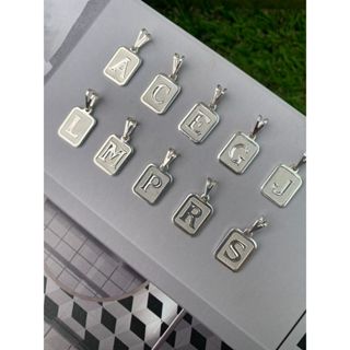 PINGENTE INICIAL PRATA 925 ORIGINAL em Oferta na Shopee