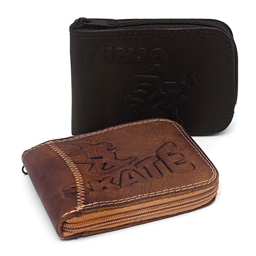 Kit com 6 carteiras masculina couro legítimo — imagem 2 de 2