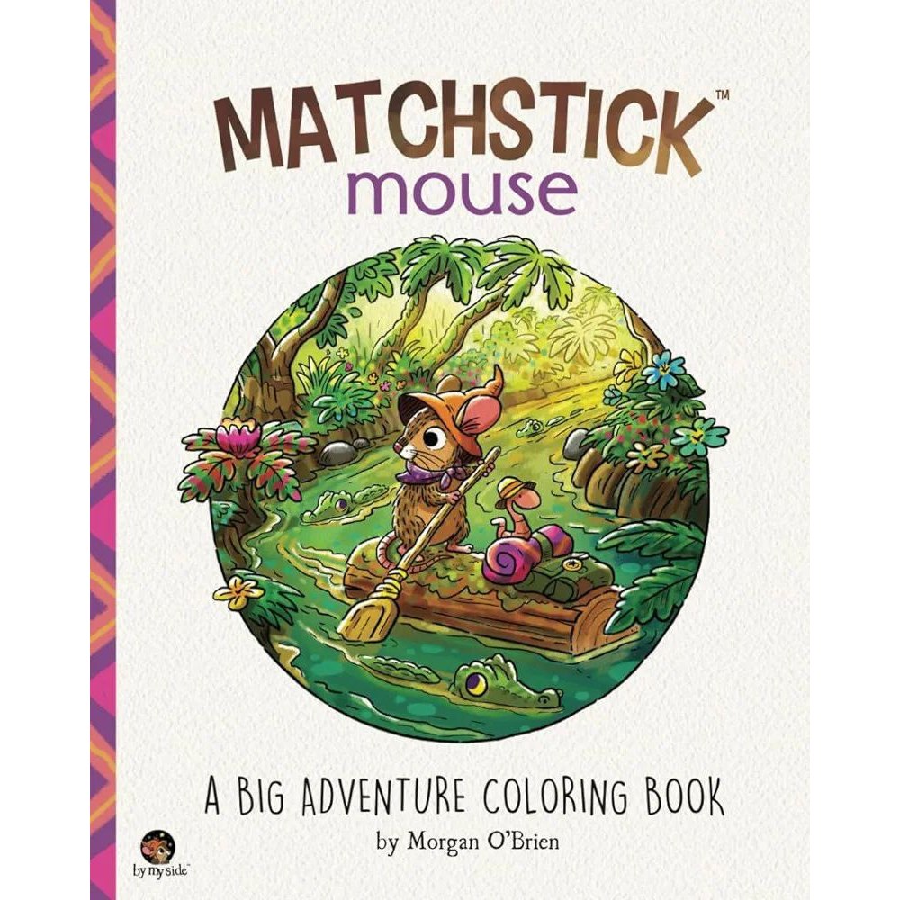 Kit 26 Desenhos Para Pintar E Colorir Ilustrações do livro Matchstick Mouse: A Big Adventure - Folha A4 Inteira! 1 Por Folha!