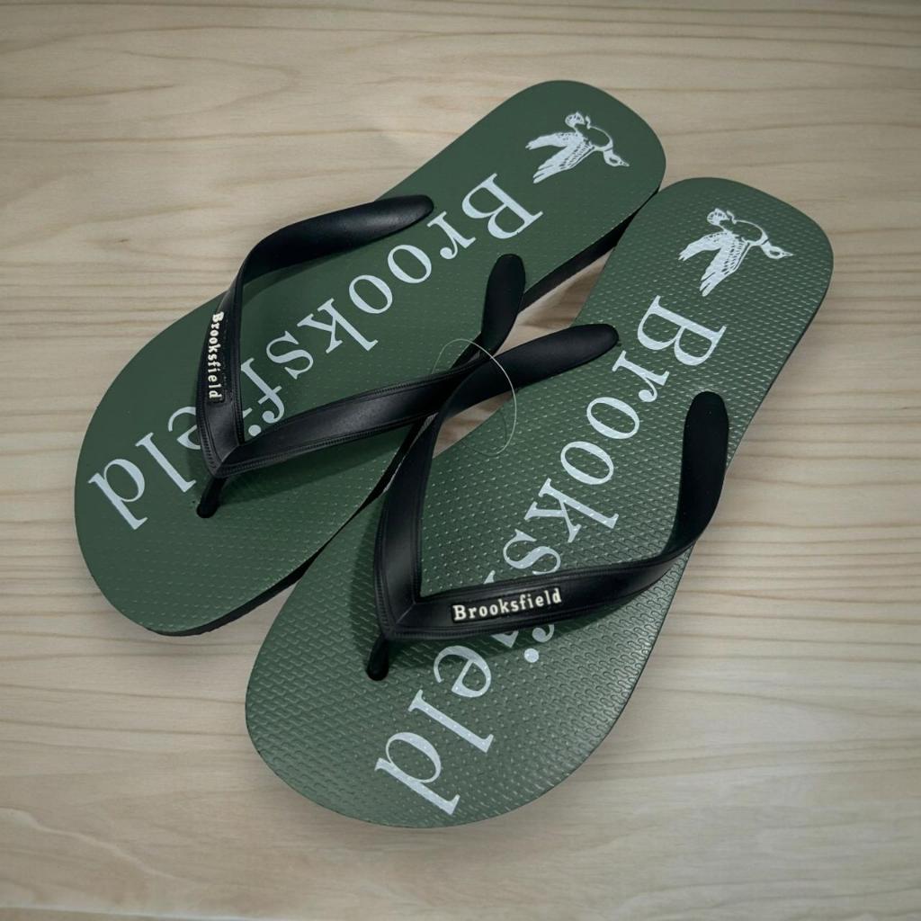 Chinelo Brooksfield Verde Importado Qualidade em Oferta na Shopee