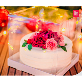 10~50 CAIXAS PARA BOLO 15x15x15 PANETONE 15x15x15 BRANCA COM TAMPA ACETATO em Oferta na Shopee