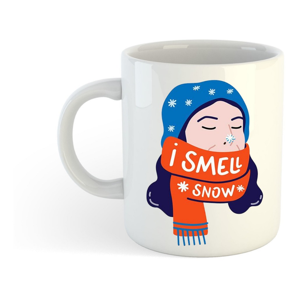 Caneca Série Comédia Drama Mãe E Filha - I Smell Snow