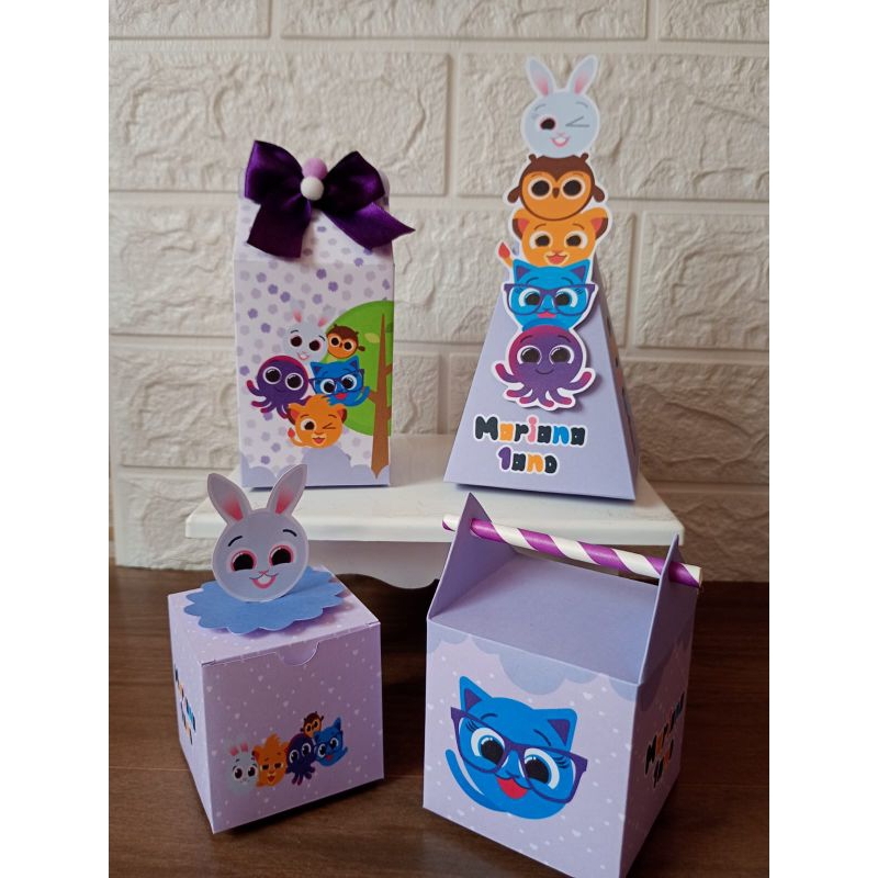 20 Personalizados Bolofofos menina caixinhas lembrancinhas para festa de Aniversário