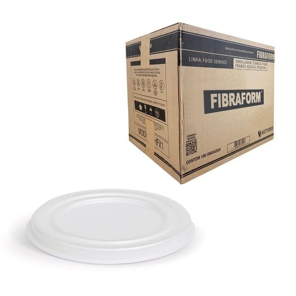 50un- Tampa P/ Cumbuca Termica Isopor 300/500ml- Hf130 — imagem 2 de 2