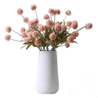 5 Hastes Flor Artificial Dente Leão Buquê Flor de Alho C/5 Flor e Folhagem para Decoração Arranjos em Oferta na Shopee