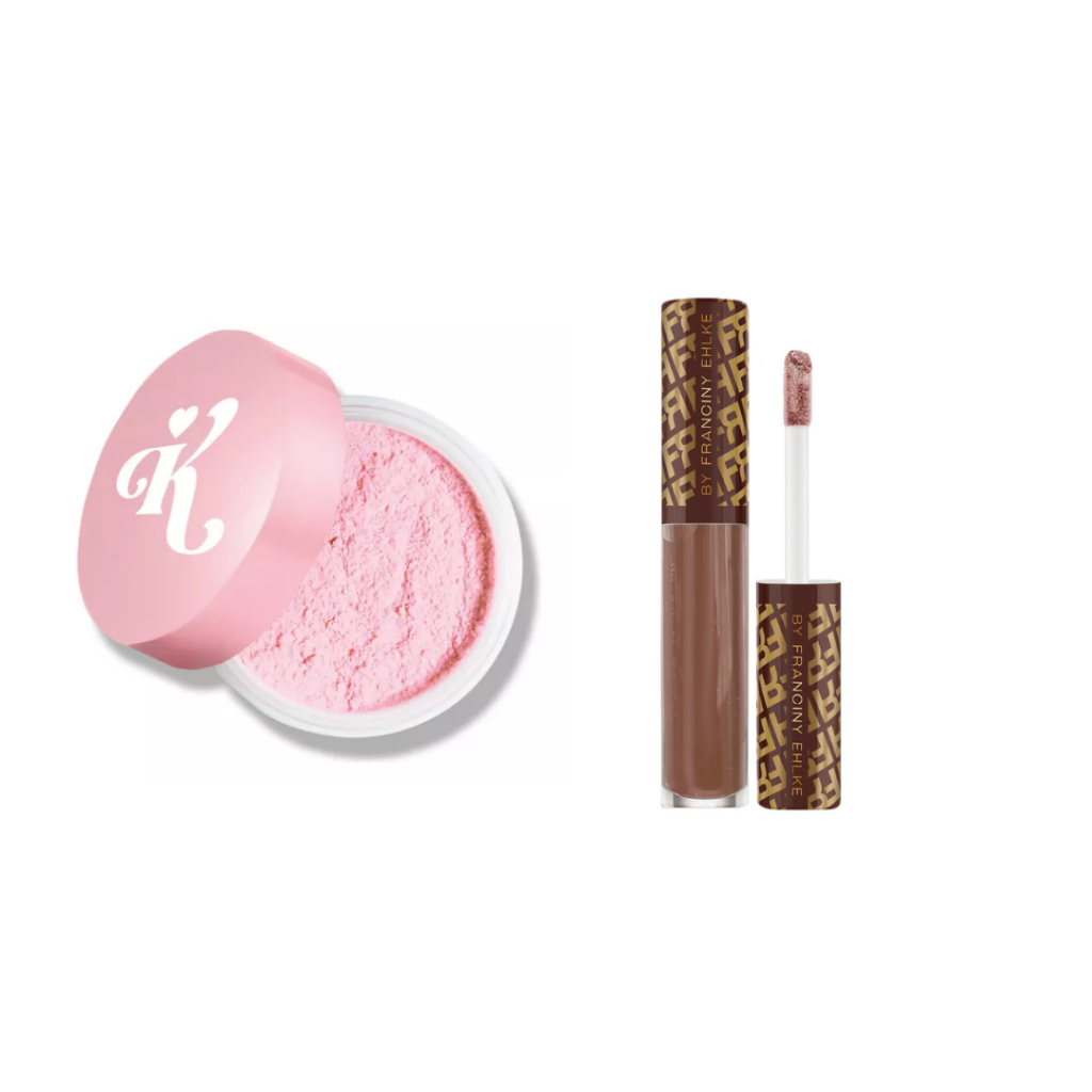 KIT Pink Powder Karen Bachini + Gloss Franciny Ehlke Lipchilli, Chocochilli, Greenchilli o...