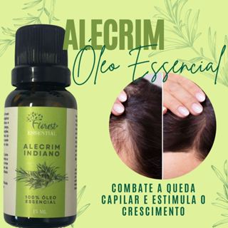 Óleo Essencial de Alecrim Indiano Florest Brasil 100% Puro em Oferta na Shopee
