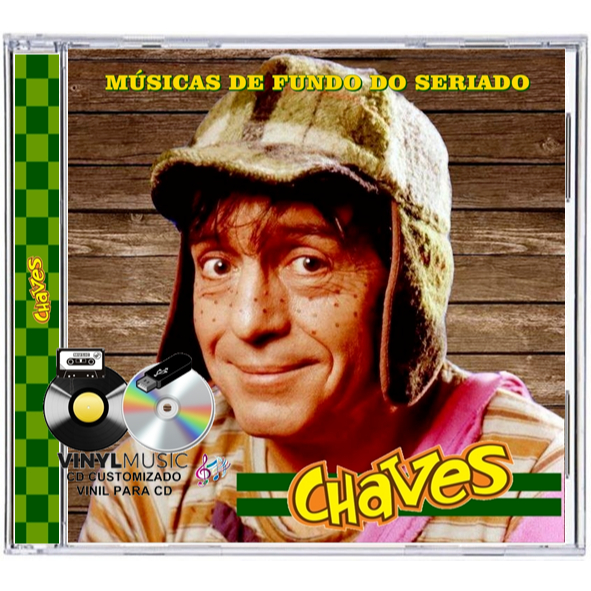 CD CHAVES - MUSICAS DE FUNDO DOS SERIADOS / EDÇAO VINYL DISC