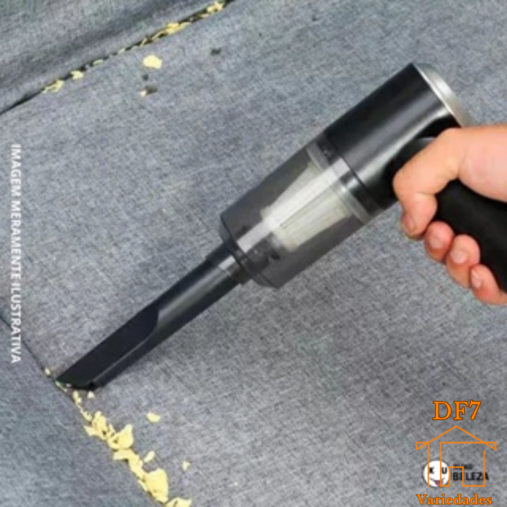 Aspirador de Pó Portátil 2 em 1 - Compacto, Potente e Versátil Mini Aspirador Portatil sem fio