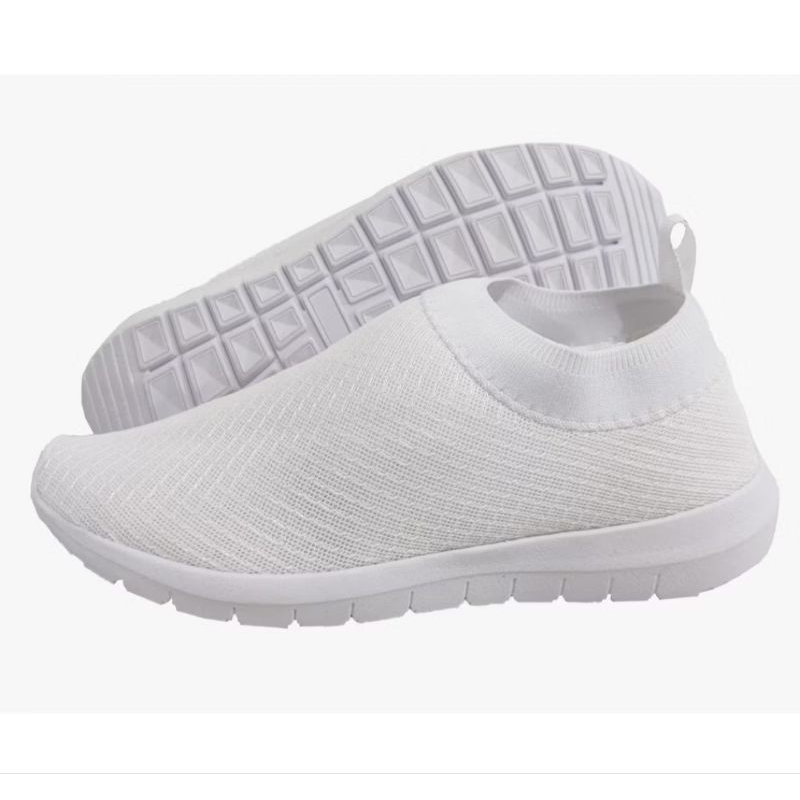 Tênis meia feminino calce fácil  slip on leve, flexível, confortável. Caminhada, academia e  casual.