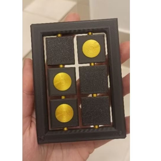 Placa Braille letra ajustável Alfabetização Infantil e adulto