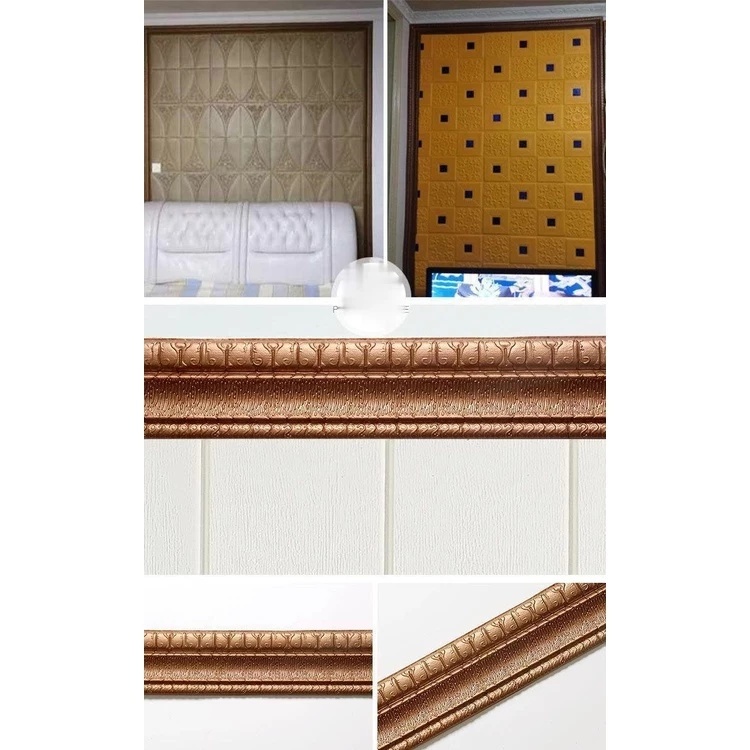 Kit 5 Rodapé 3D de 8cm x 2,30cm Autocolante Piso Em PXE Adesivo Impermeável em Oferta na Shopee