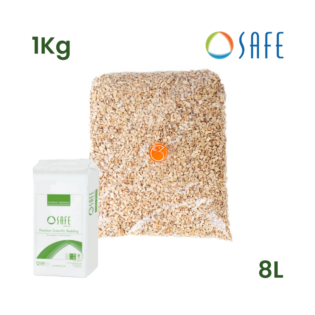 Substrato Lignocel 1kg (8L) para Lagartos Tartarugas Ratos Twister Roedores Répteis Aves