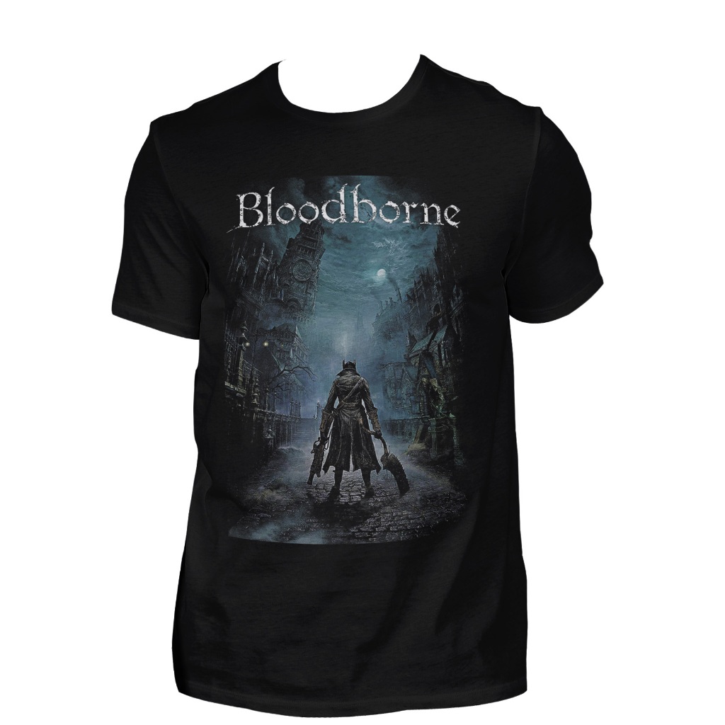 Camiseta Unissex Bloodborne Yharnam Bbo1