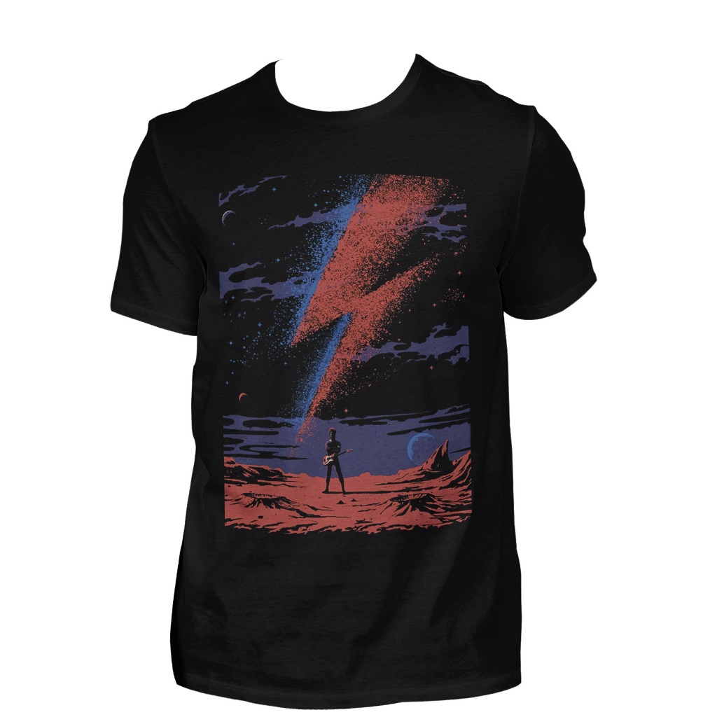 Camiseta Unissex David Bowie Ziggy Stardust DB12