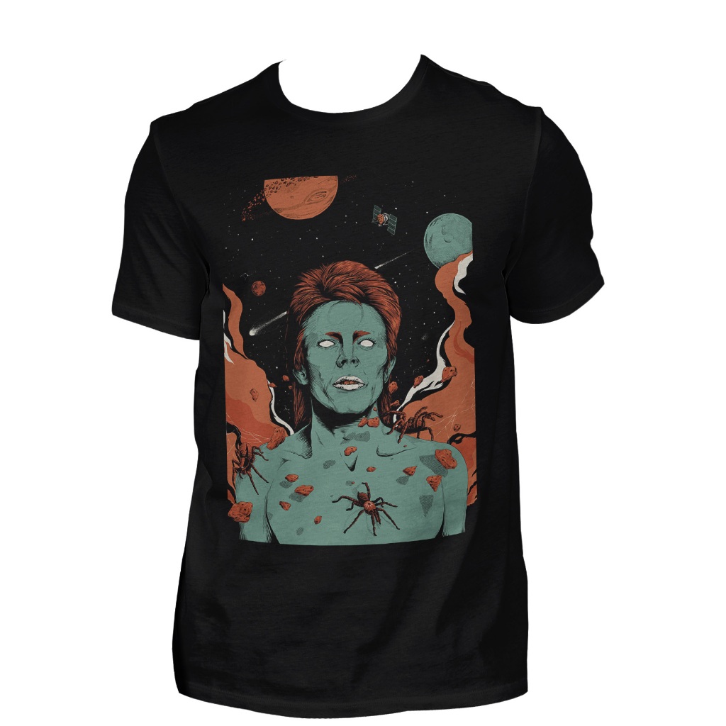 Camiseta Unissex David Bowie Ziggy Stardust DB13